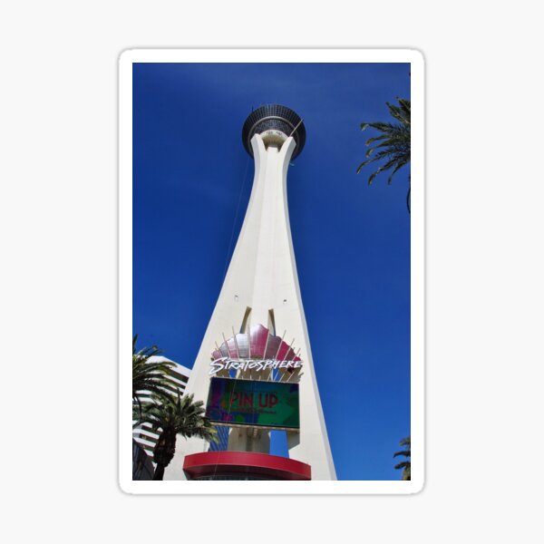 Stratosphere Tower Las Vegas Nevada America Sticker