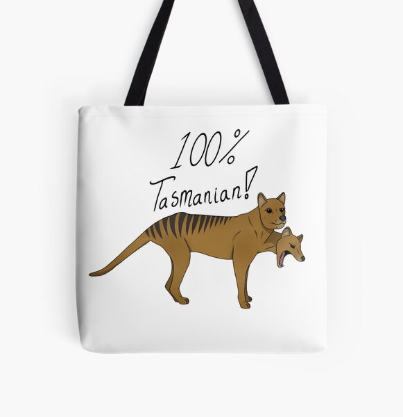 100% Tasmanian! All Over Print Tote Bag