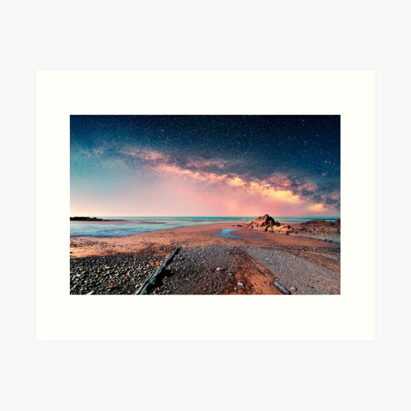 Sci Fi Beach Art Print