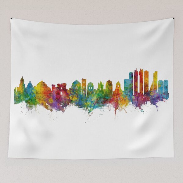 Item preview, Naples Italy Skyline designed and sold by ArtPrints.