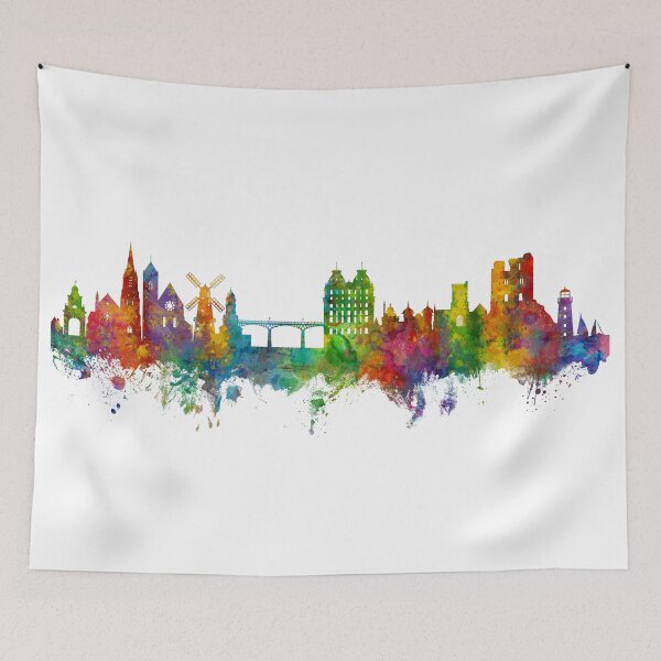 Item preview, Scarborough England Skyline designed and sold by ArtPrints.