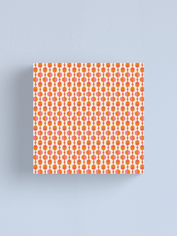 Alternate view of Mid Century Retro Dots Canvas Print