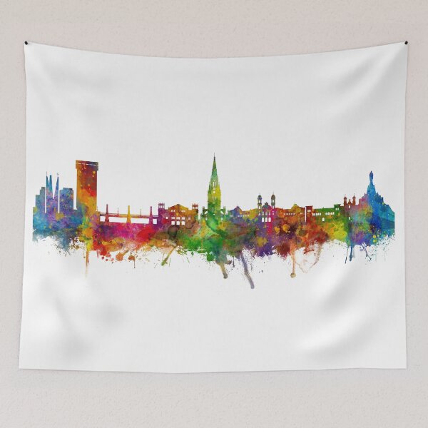 Item preview, San Sebastian Spain Skyline designed and sold by ArtPrints.