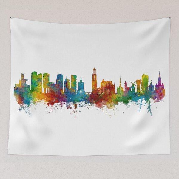 Item preview, Utrecht The Netherlands Skyline designed and sold by ArtPrints.