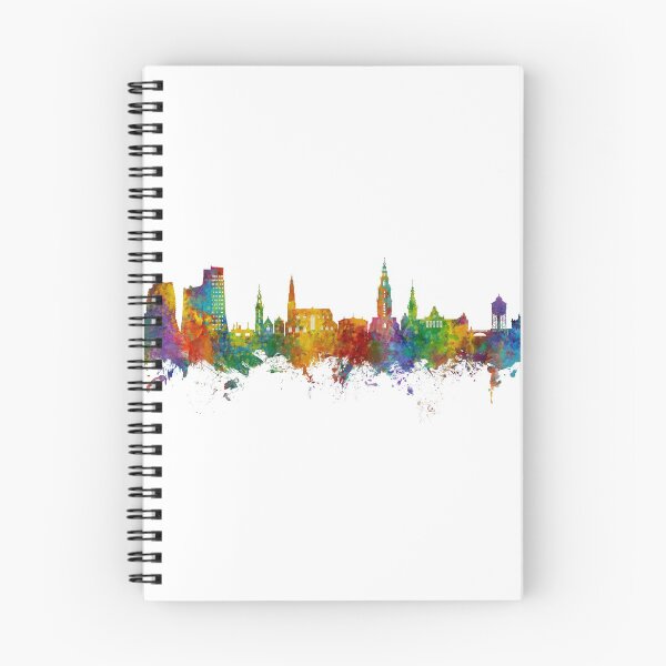 Item preview, Groningen The Netherlands Skyline designed and sold by ArtPrints.
