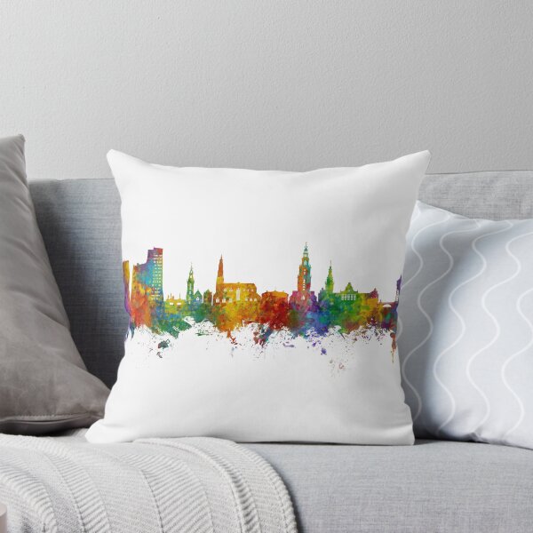 Item preview, Groningen The Netherlands Skyline designed and sold by ArtPrints.