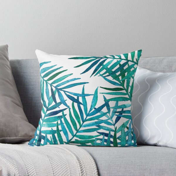 Item preview, Watercolor Palm Leaves on White designed and sold by micklyn.