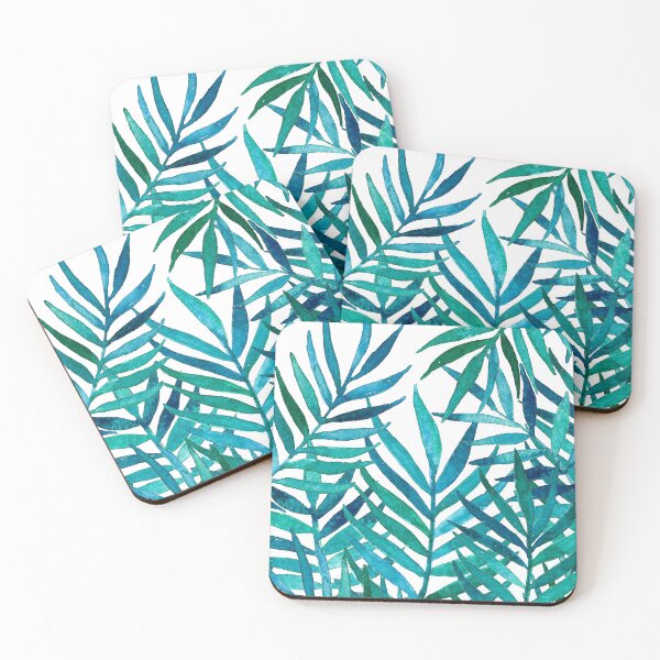 Item preview, Watercolor Palm Leaves on White designed and sold by micklyn.