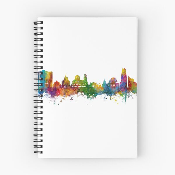Item preview, Sofia Bulgaria Skyline designed and sold by ArtPrints.