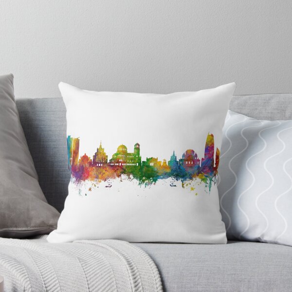 Item preview, Sofia Bulgaria Skyline designed and sold by ArtPrints.