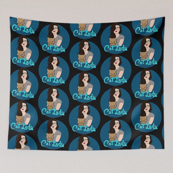 Item preview, Cat Lady - Blue designed and sold by DigitalCat.