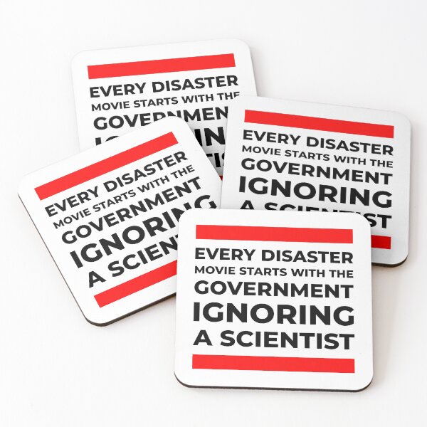 Item preview, Disaster movie government ignoring scientist black designed and sold by PhrasesTheThird.