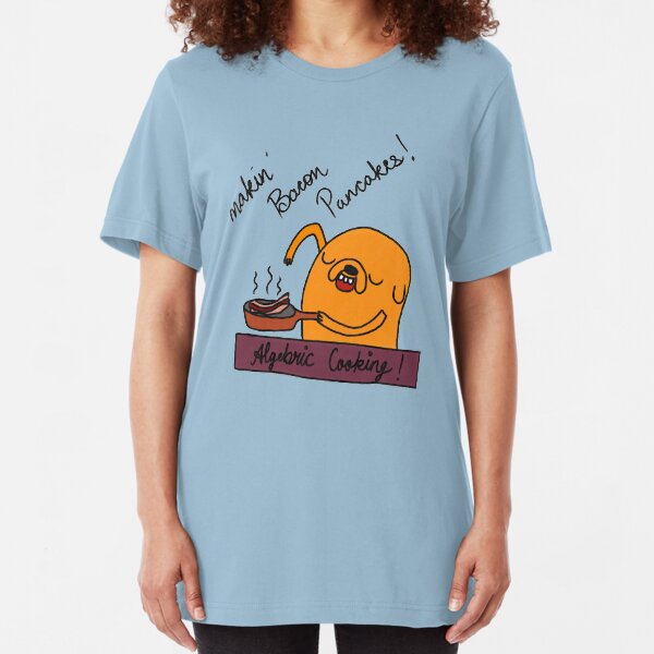 Making Bacon Pancakes Slim Fit T-Shirt