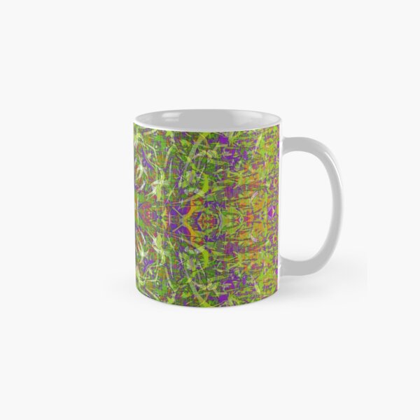 PSYCHEDELIC FIELD GRASS MANDALA Classic Mug