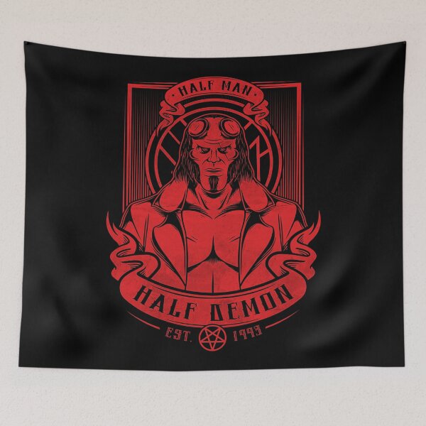 Item preview, Half Man Half Demon designed and sold by AlundrART.