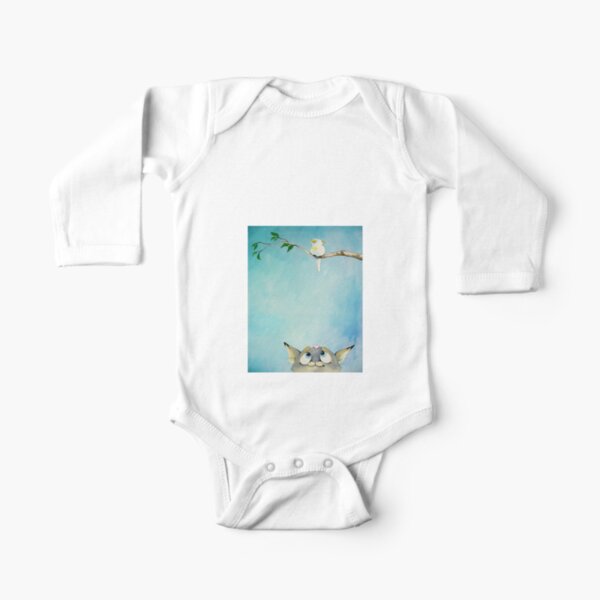 Bird Love Long Sleeve Baby One-Piece