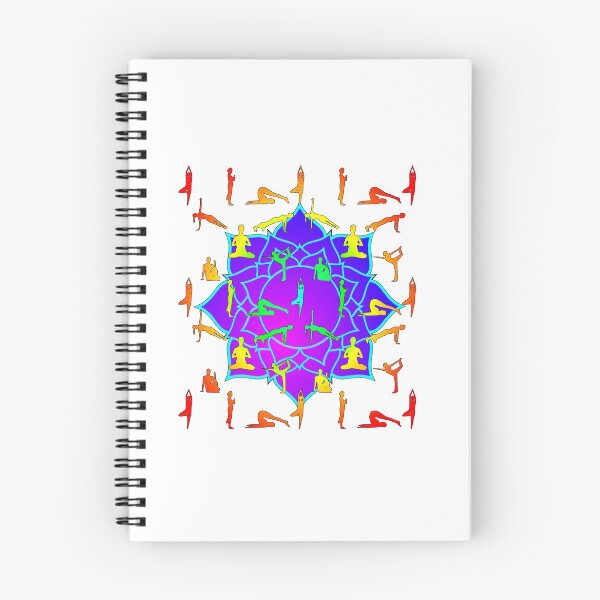 Item preview, Lotus Flower With Yoga Poses designed and sold by Almdrs.