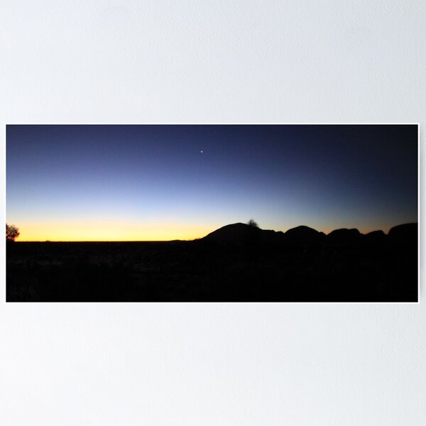 Item preview, Venus rising over Kata Tjuta designed and sold by Tam  Locke.