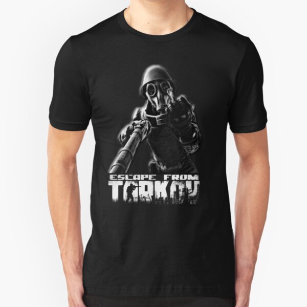 Escape from Tarkov "This is for you" Black Slim Fit T-Shirt