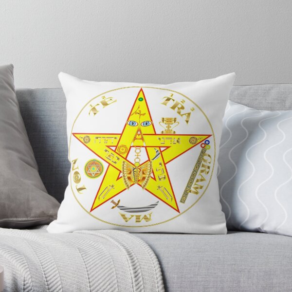 #Kundalini #Pentagrams, #KundaliniPentagrams, #Sign, Symbol, Shape, Design, Illustration, Abstract Throw Pillow