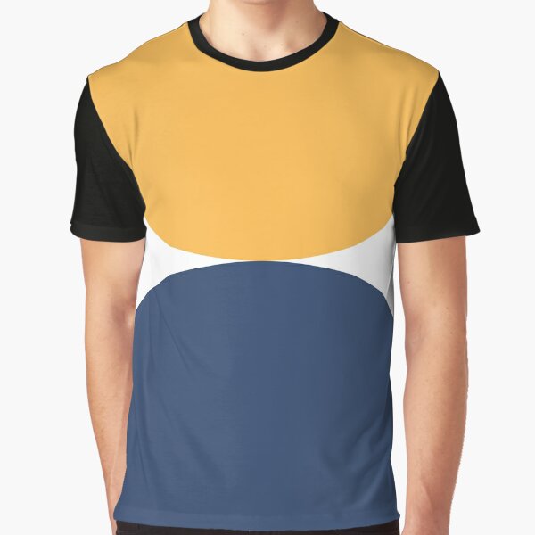 Yellow and blue circles Graphic T-Shirt