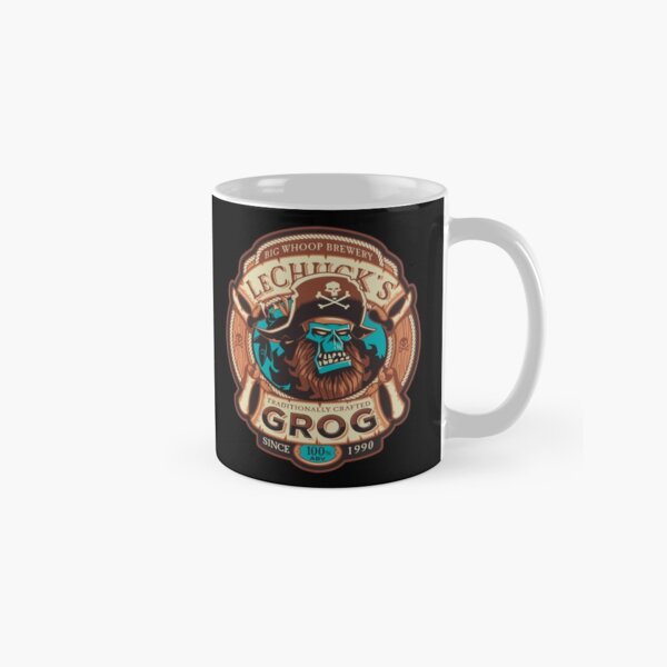 Ghost Pirate Grog - Monkey Island Craft Beer - Video Game Classic Mug