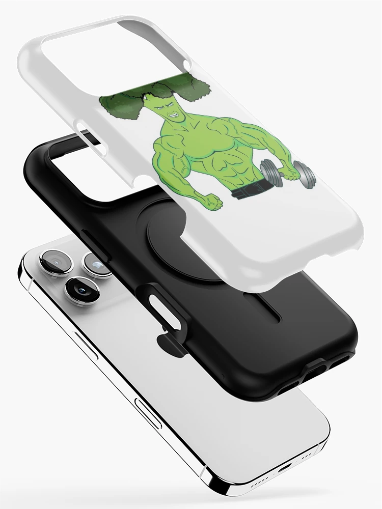 Thumbnail 2 of 4, iPhone Case, Muscle broccoli designed and sold by RPHDesigns.