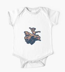Dancing Girl Short Sleeve Baby One-Piece