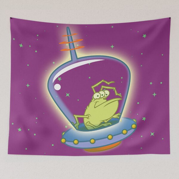 Item preview, Alien attack designed and sold by Wonderful world of whimsical Art of yesteryear and today .