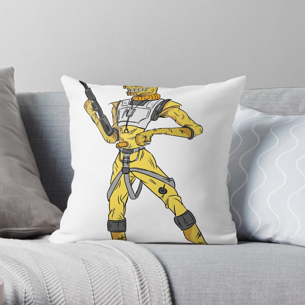 Bossk (Bounty Hunter Series) Throw Pillow for Sale by jacobcdietz