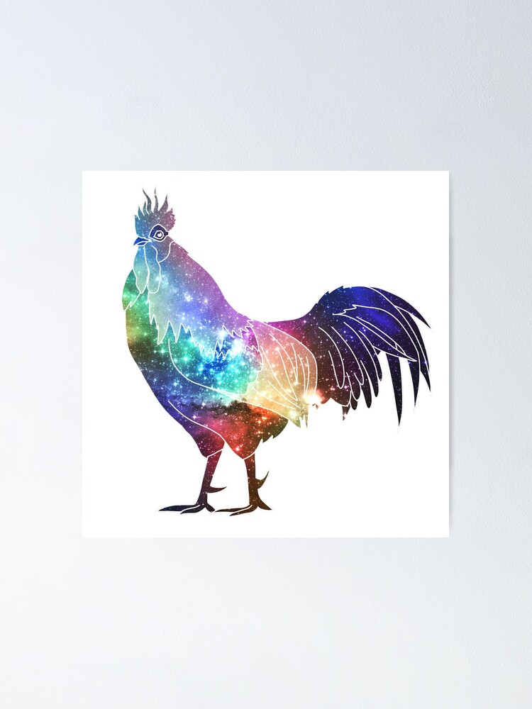Thumbnail 1 of 3, Poster, Rooster designed and sold by lucy-mac.