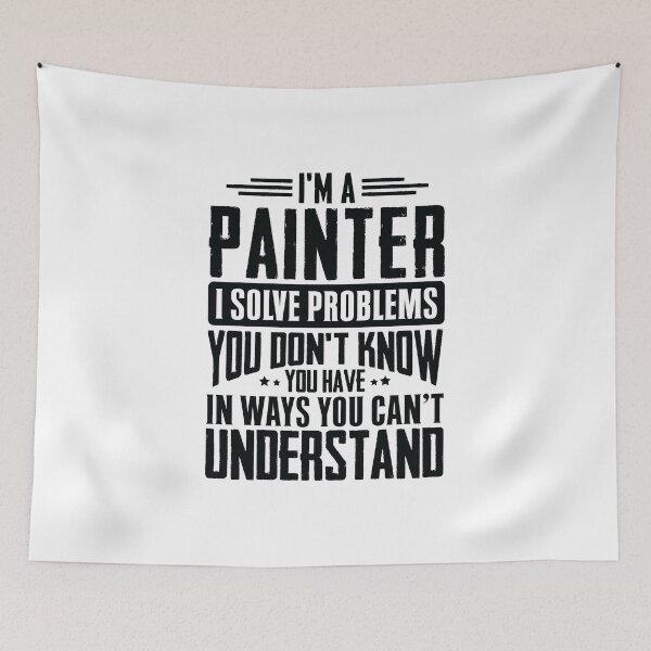 Item preview, Painter Shirt I Solve Problems You Have Funny Gift Tee designed and sold by Orange Pieces.