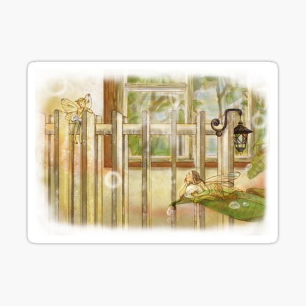 The look of two fairies Sticker