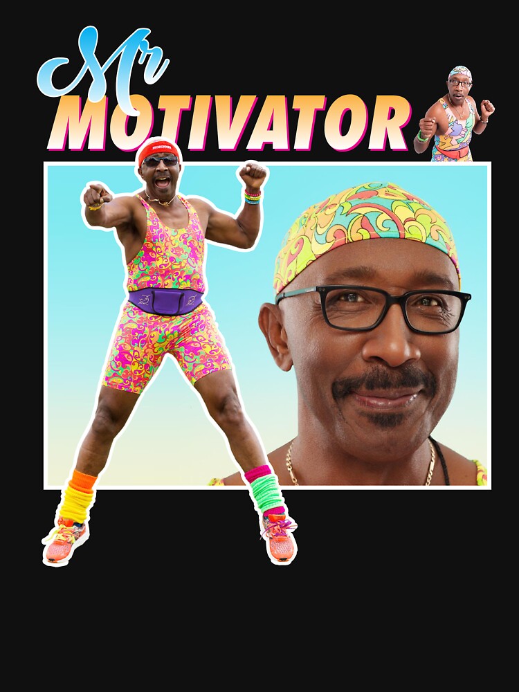 mr motivator t shirt