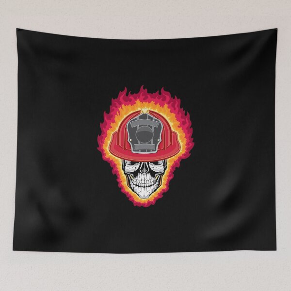 Item preview, Burning skull designed and sold by OJOEF89.