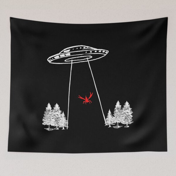 Item preview, UFO Tractor Beam Crawfish designed and sold by KoolMoDee.