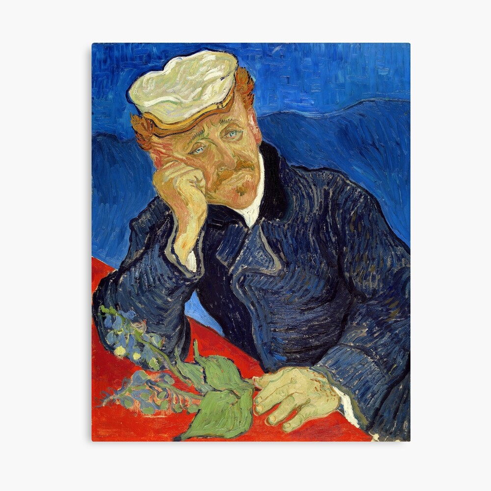 Portrait of Dr Gachet - Vincent Van Gogh\