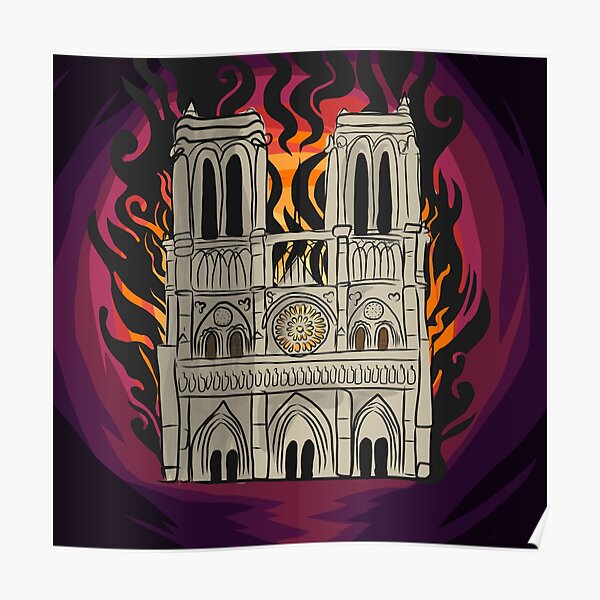 Notre Dame Cathedral Poster
