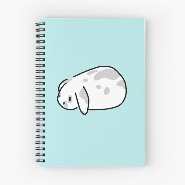 Item preview, Minimalist White Spotted Bunny Rabbit designed and sold by Brushes n Bunnies.