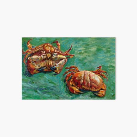 Vincent Van Gogh - Two Crabs Art Board Print