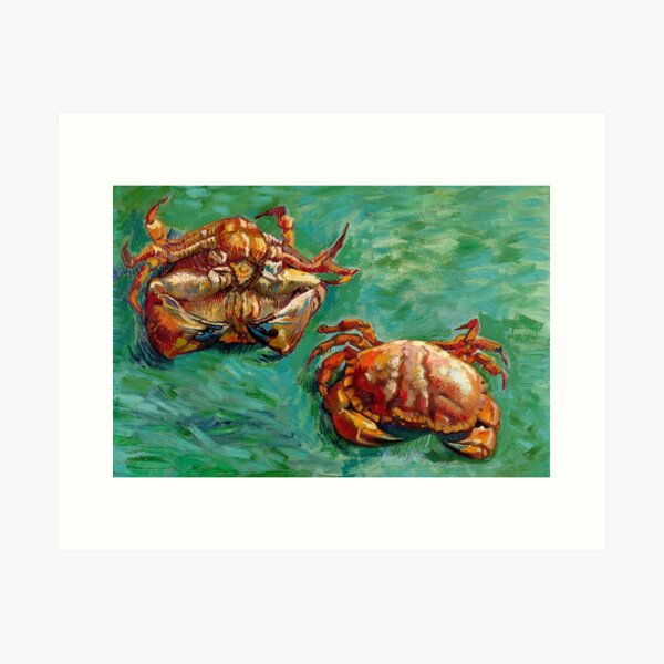 Item preview, Vincent Van Gogh - Deux crabes designed and sold by DejaVuStudio.