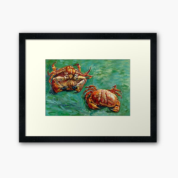 Item preview, Vincent Van Gogh - Two Crabs designed and sold by DejaVuStudio.