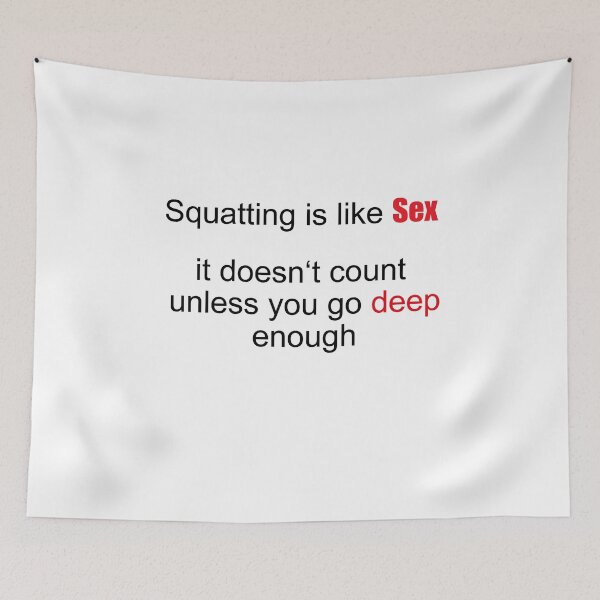 Item preview, Squatting is like sex designed and sold by mi-xo.