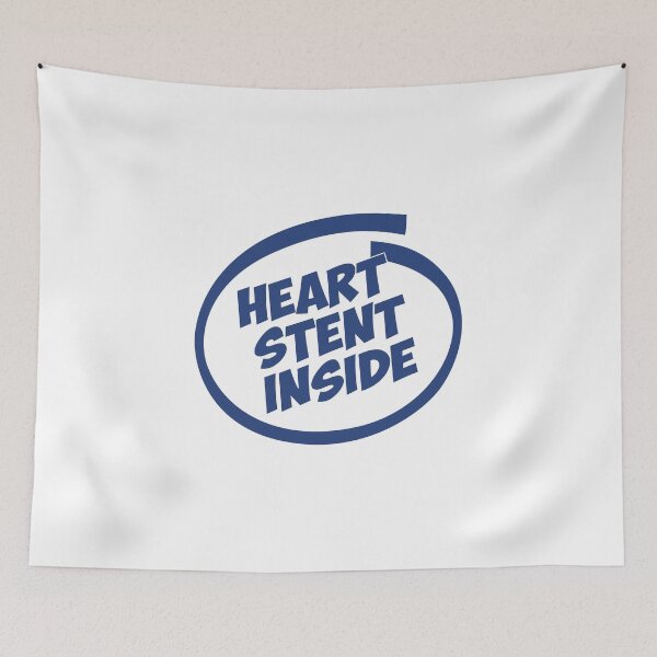 Item preview, Heart Stent Inside Funny Logo designed and sold by SunnyStreet.