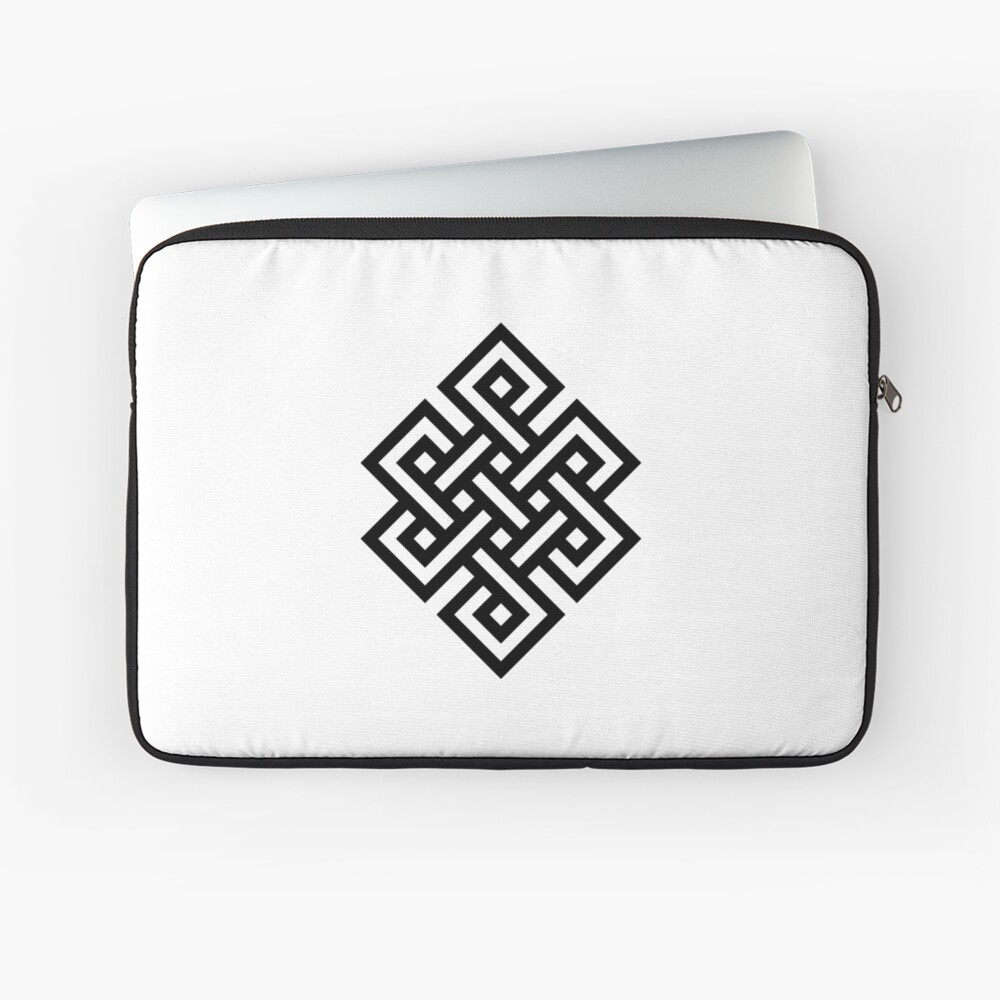 #Endless #Knot #Eternity #Buddhism Overhand Knot Laptop Sleeve