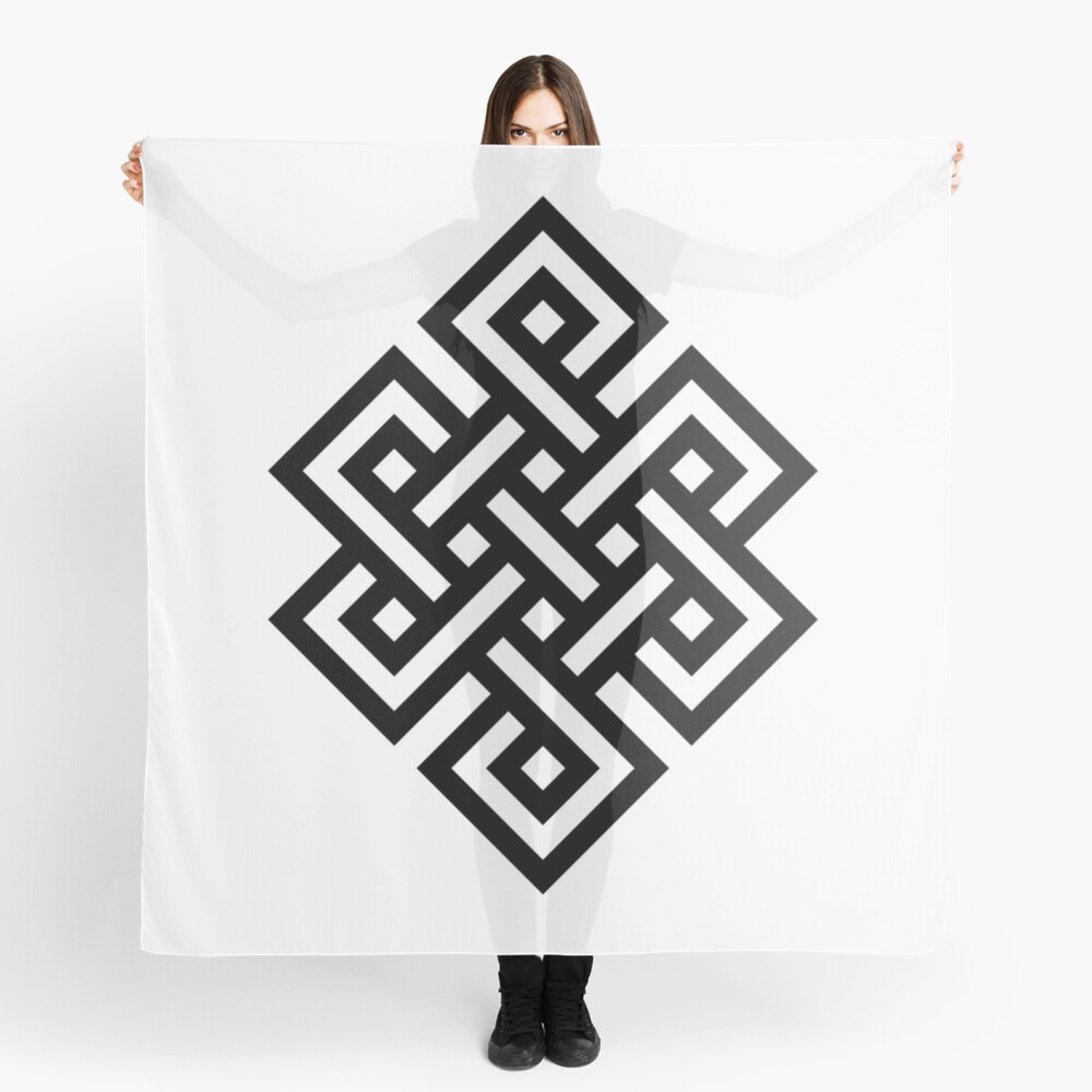#Endless #Knot #Eternity #Buddhism Overhand Knot Scarf