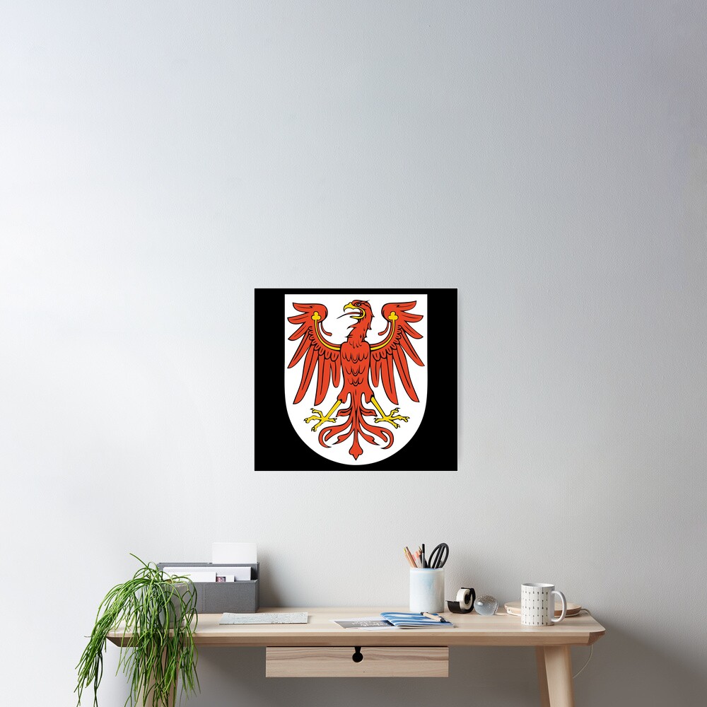 "Brandenburg Coat Of Arms Medieval Heraldry" Poster By Signsandsymbols ...