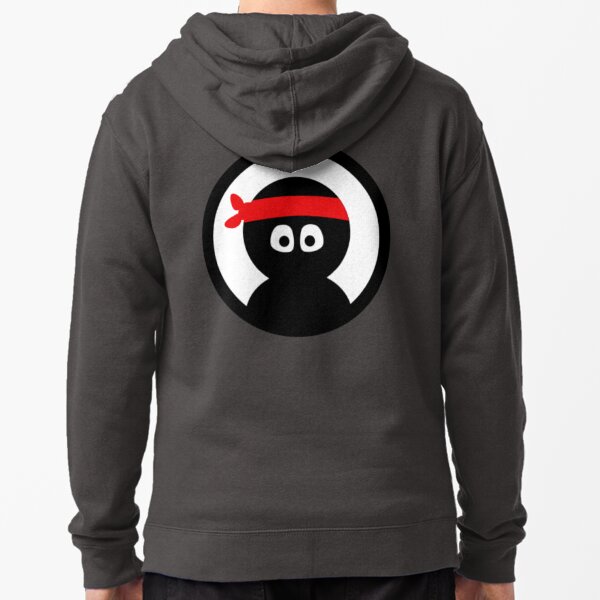 norman the ninja (classic) Zipped Hoodie