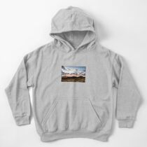Volcano Sunset Kids Pullover Hoodie