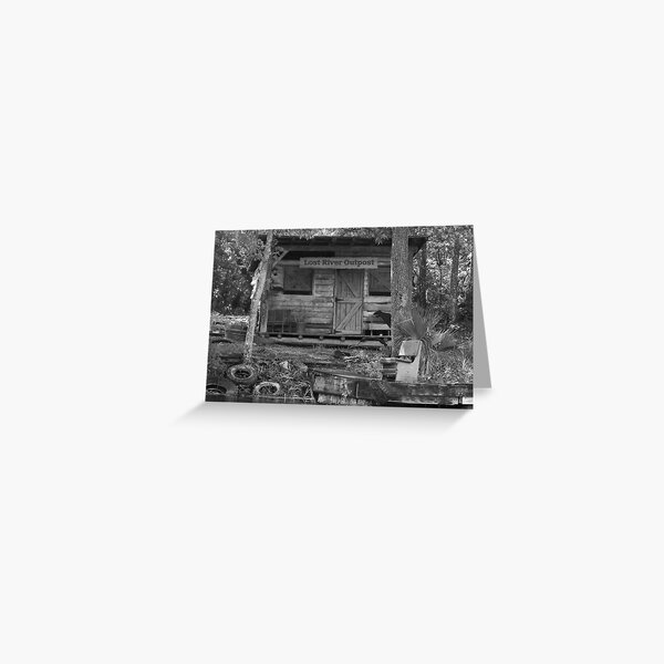 Lost River B/W Greeting Card